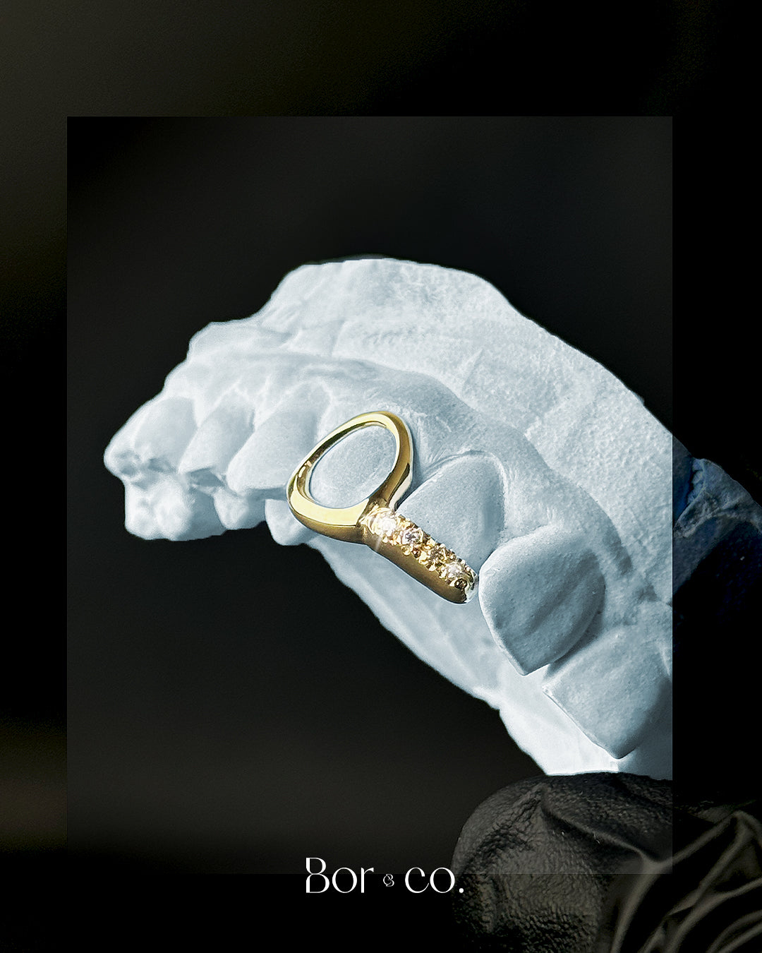 Open Face with Iced Out Bar