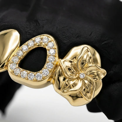 3D Flower & Iced Open Face Duo